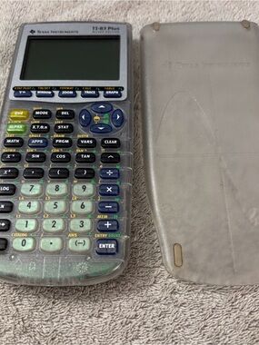 Texas Instruments TI-83 Plus Graphing Calculator  Silver Edition Tested Works